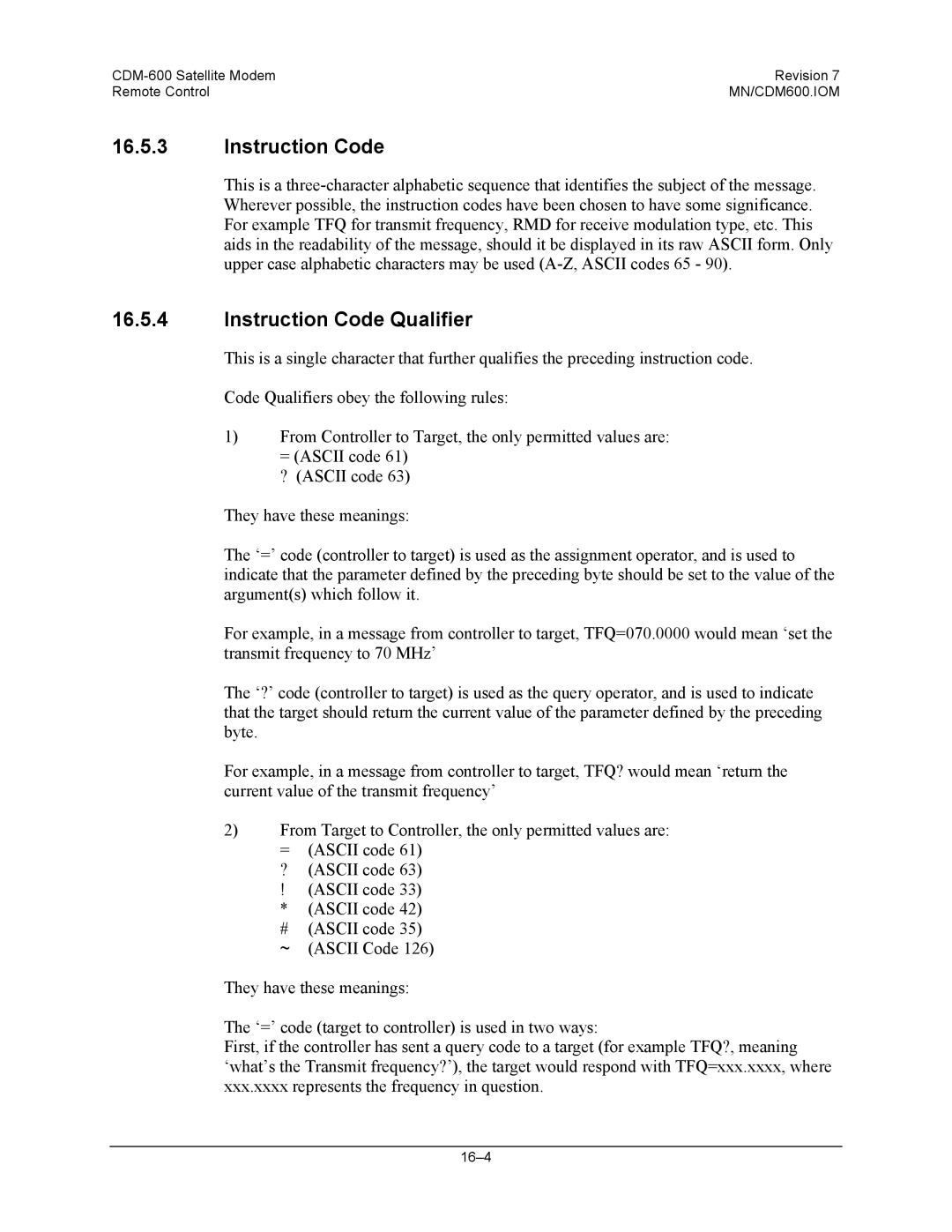 Premier Mounts CDM-600 specifications Instruction Code Qualifier 