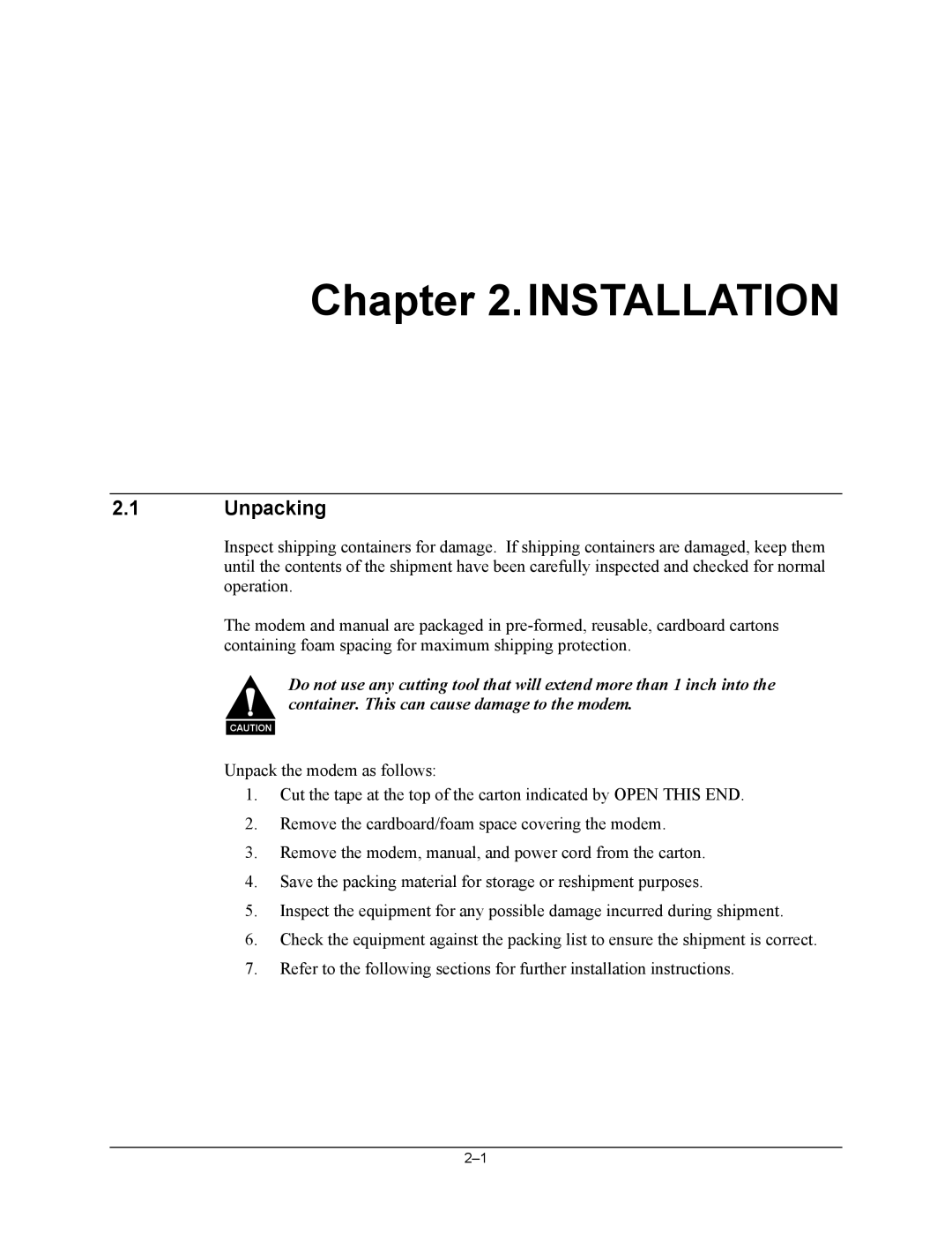 Premier Mounts CDM-600 specifications Installation, Unpacking 