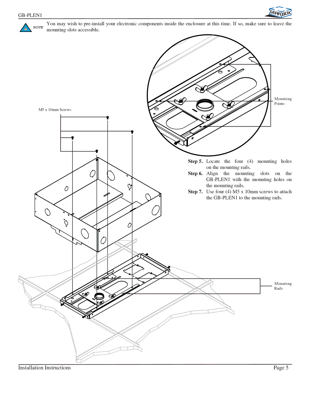 Premier Mounts GB-PLEN1 installation instructions Step 