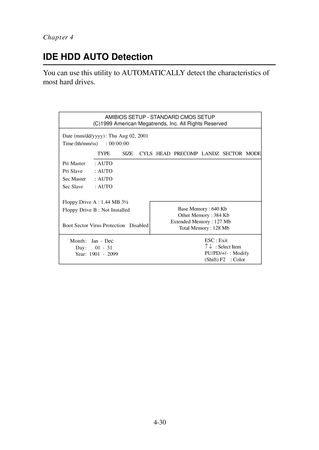 Premio Computer Aries/Centella manual IDE HDD Auto Detection 