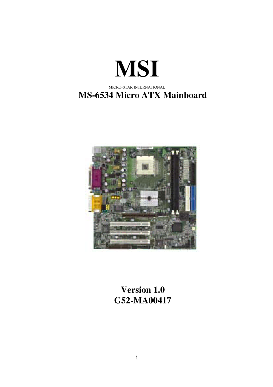 Premio Computer Aries/Centella manual Msi 