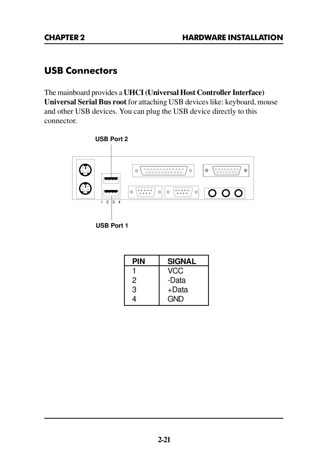 Premio Computer Premio Apollo/Shadowhawk Computer manual USB Connectors 