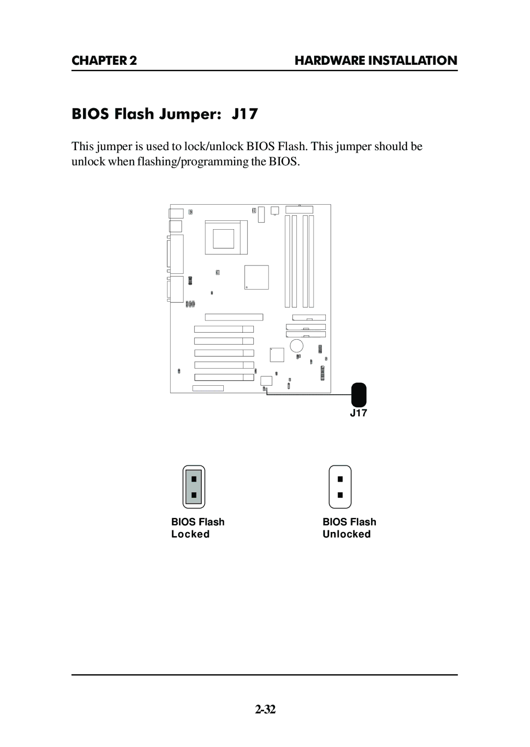 Premio Computer Premio Apollo/Shadowhawk Computer manual Bios Flash Jumper J17 