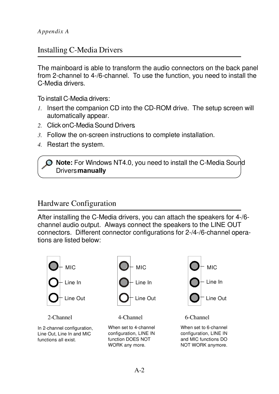 Premio Computer Premio Computer Installing C-Media Drivers, Hardware Configuration, To install C-Media drivers 