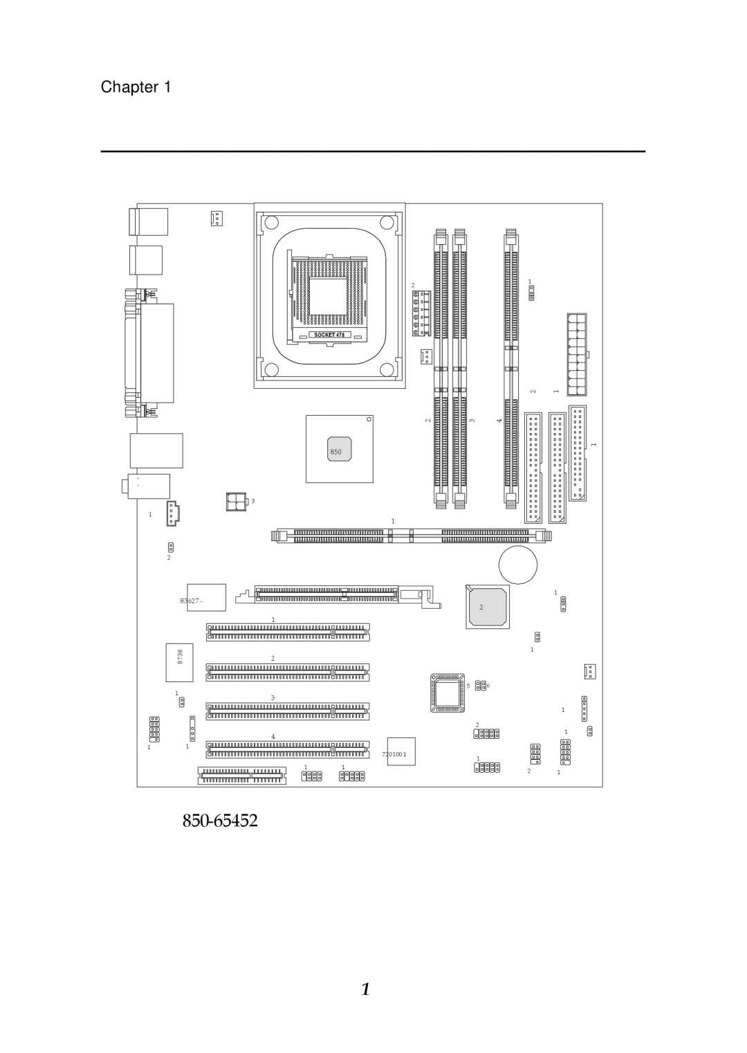 Premio Computer Premio Computer system manual Mainboard Layout 