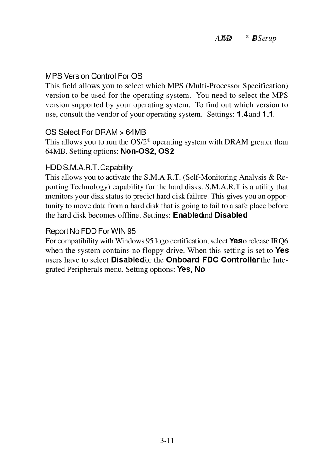 Premio Computer Premio Computer system manual MPS Version Control For OS, OS Select For Dram 64MB, HDDS.M.A.R.T.Capability 