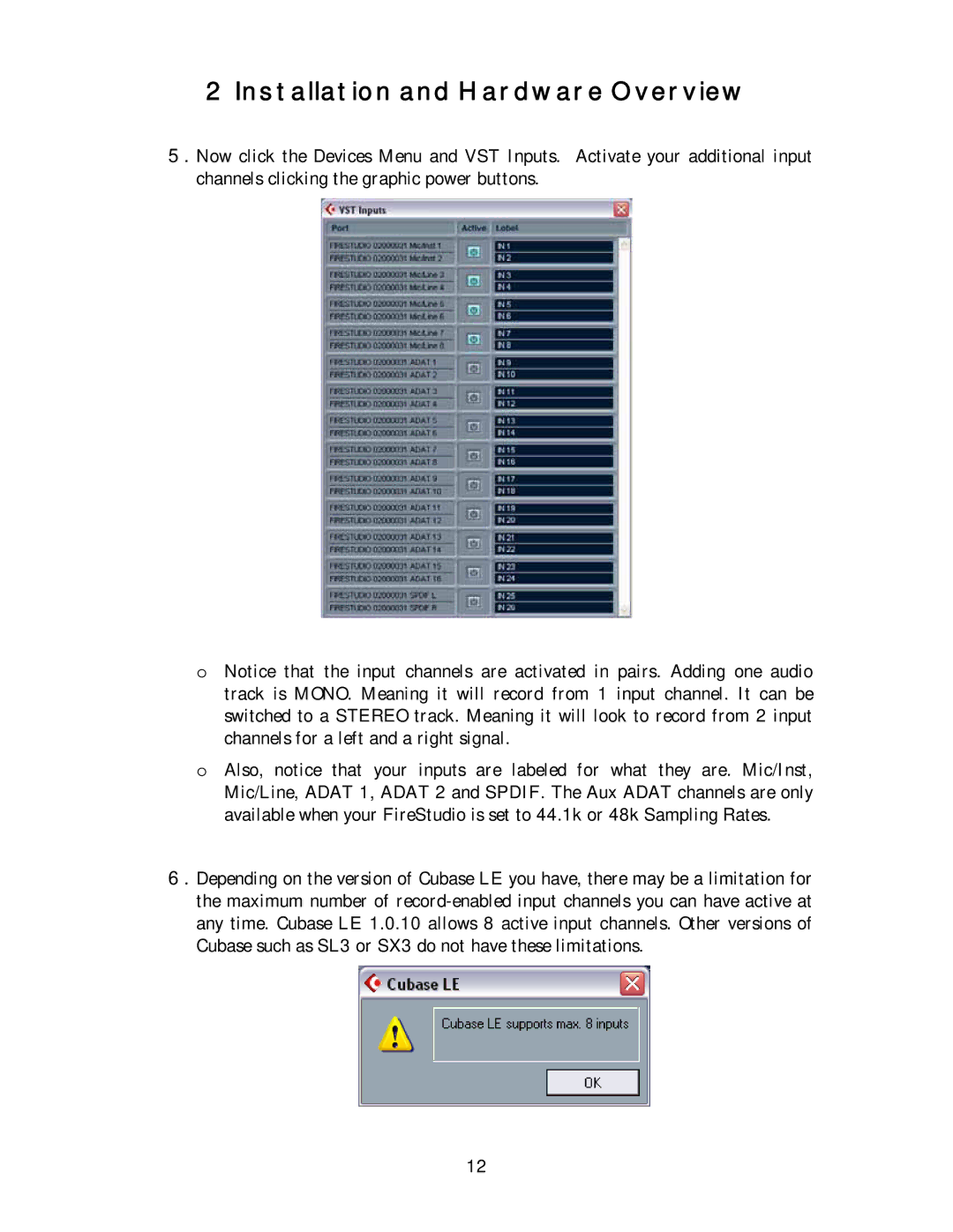 Presonus Audio electronic 26x26 FireWire Recording System user manual Installation and Hardware Overview 