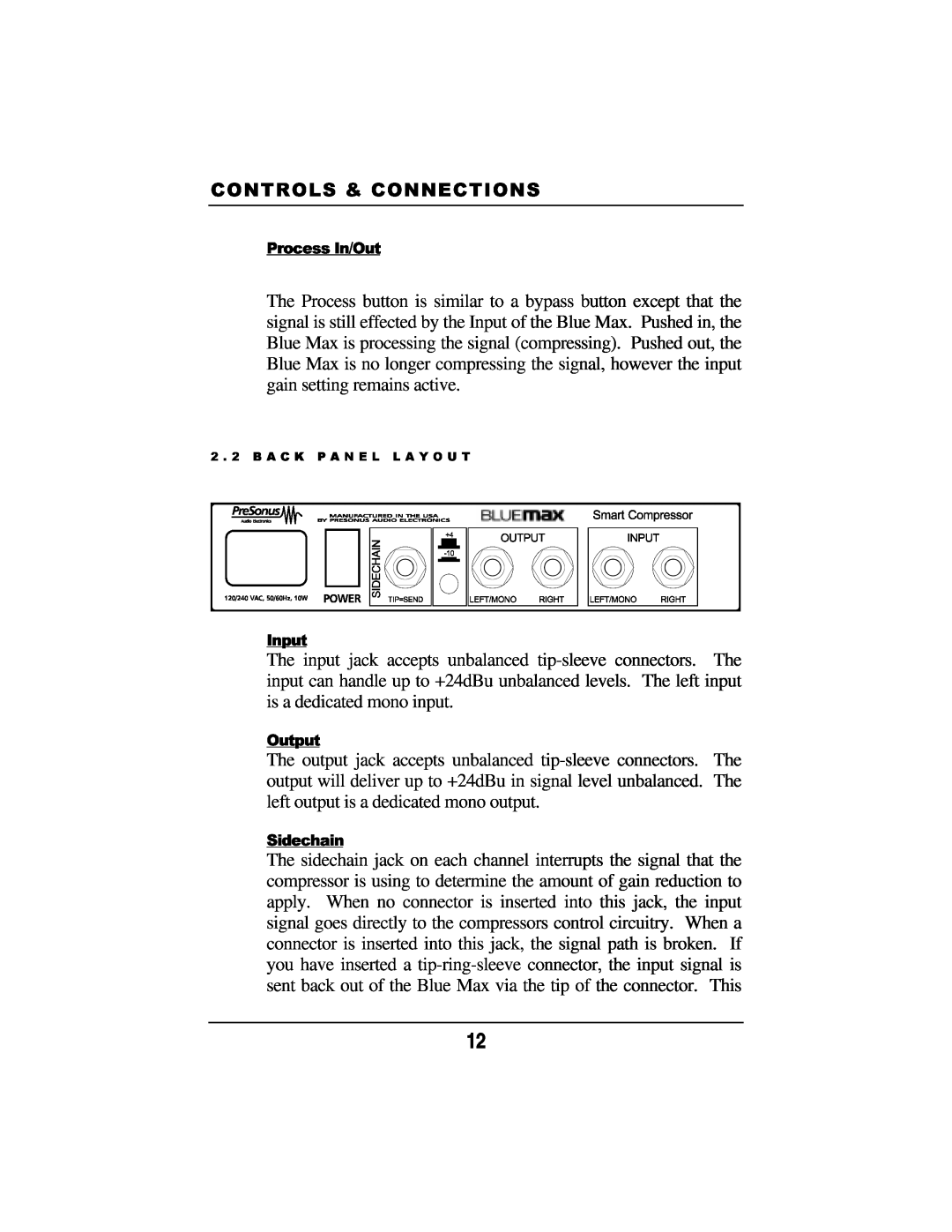 Presonus Audio electronic Smart Compressor manual 