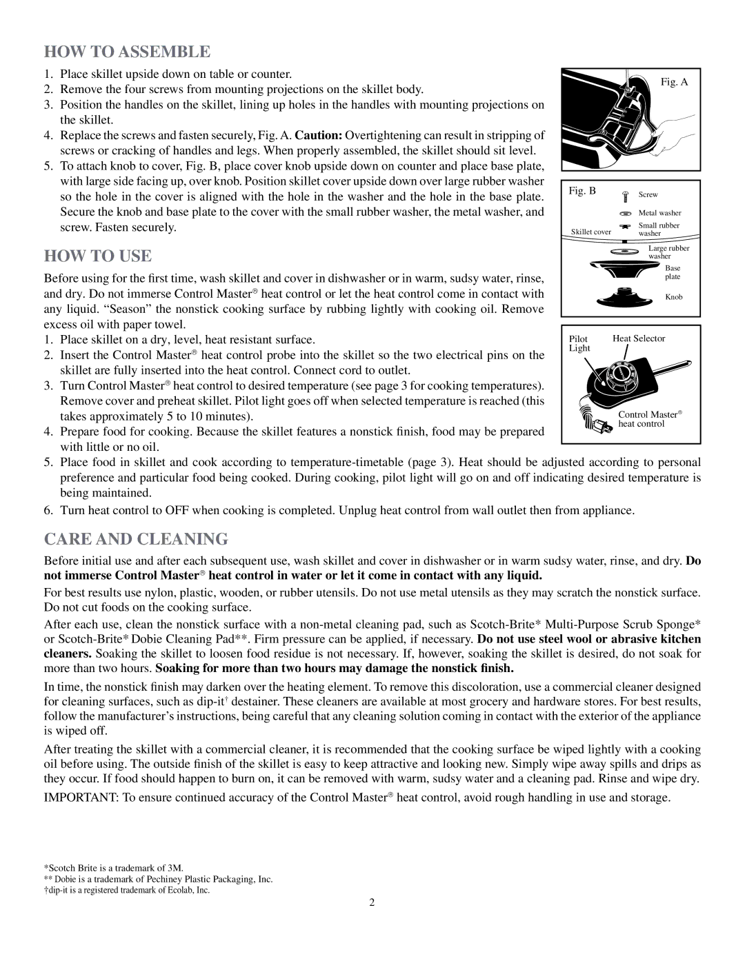 Presto 16-inch Electric Skillet manual 