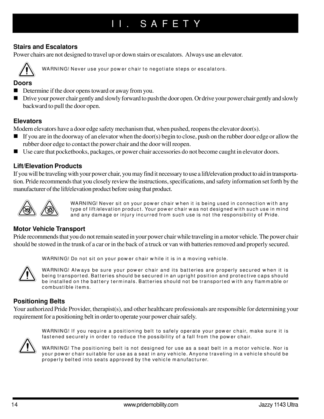 Pride Mobility 1143 manual Stairs and Escalators, Doors, Elevators, Lift/Elevation Products, Motor Vehicle Transport 