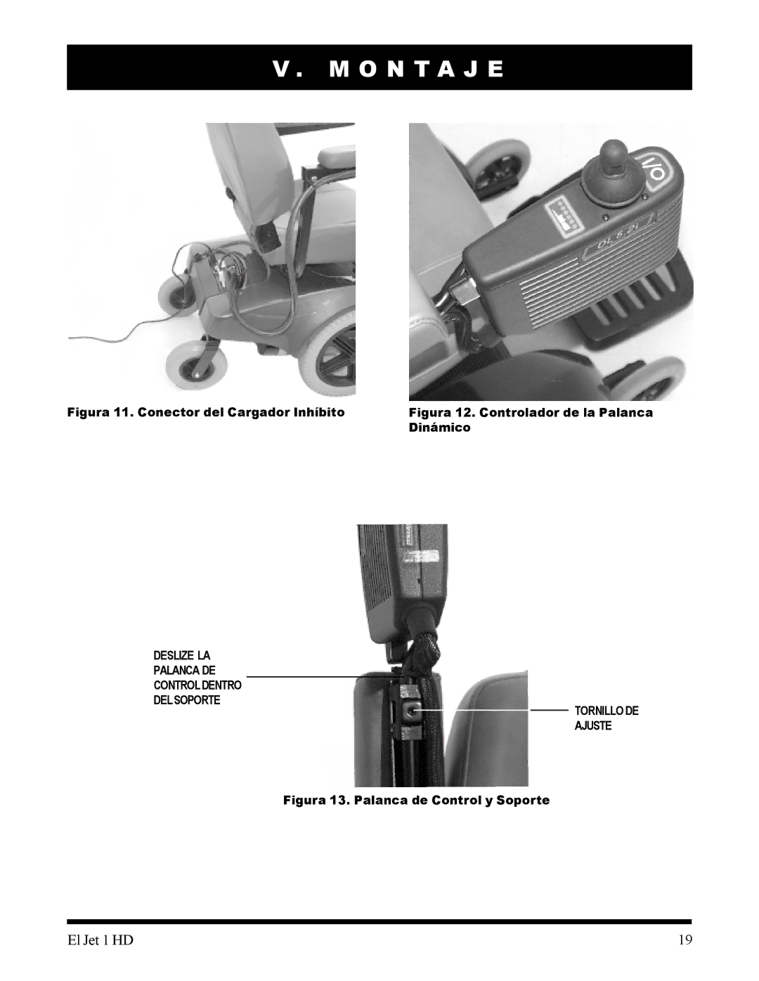 Pride Mobility 1HD manual Deslize LA 