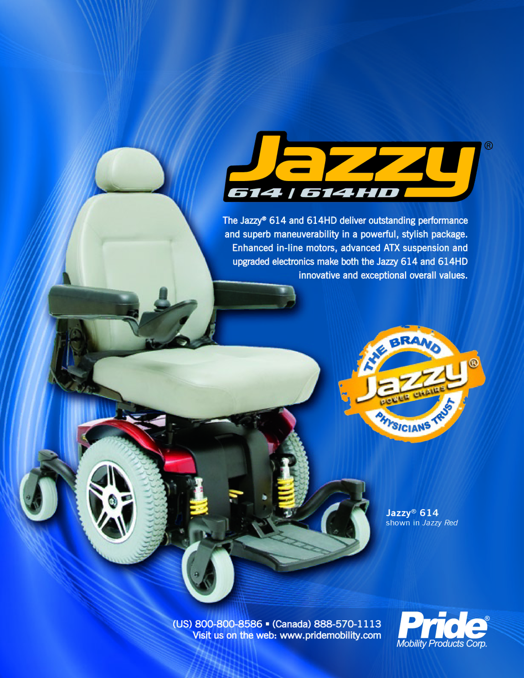 Pride Mobility 614 manual Jazzy 