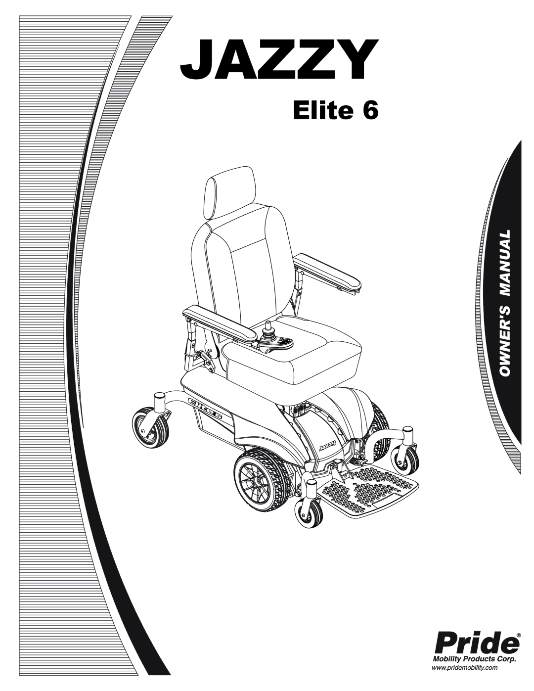 Pride Mobility Elite 6 manual Jazzy 