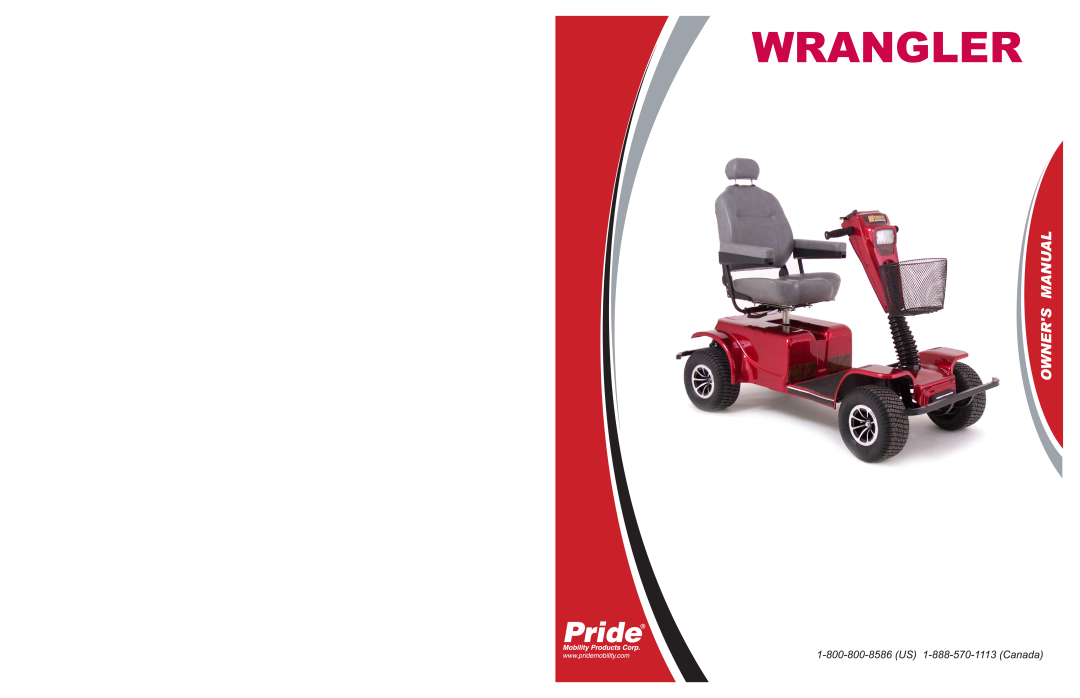 Pride Mobility I NFMANU1138 manual Wrangler 