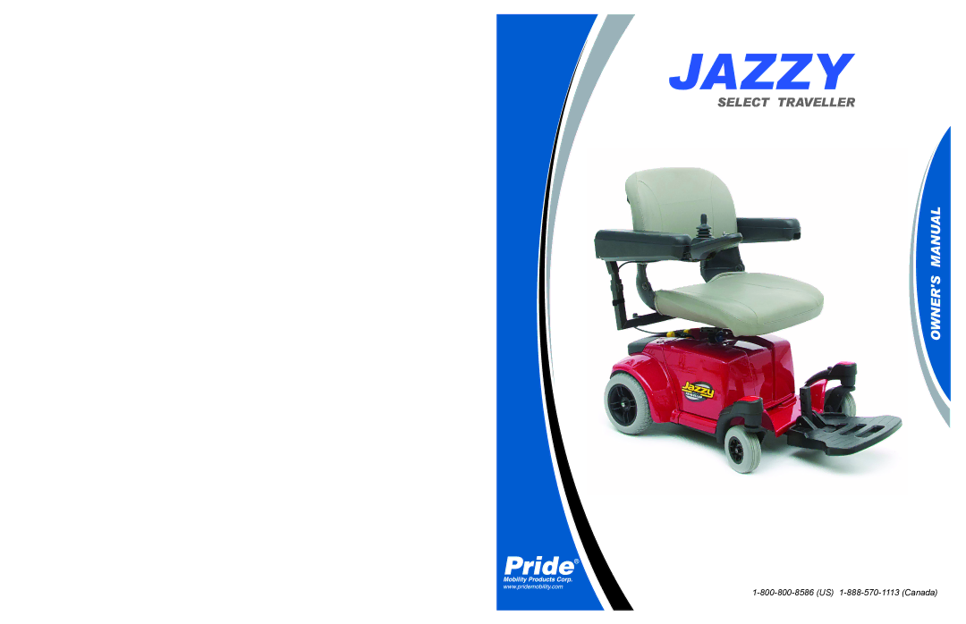 Pride Mobility I NFMANU339 manual Jazzy 