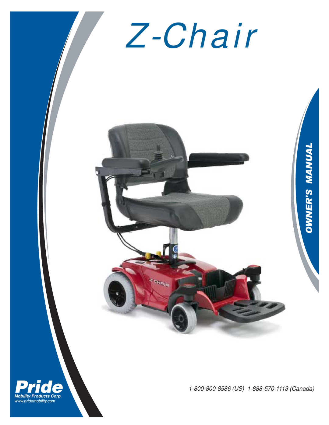 Pride Mobility INFMAN63121 manual Chair 