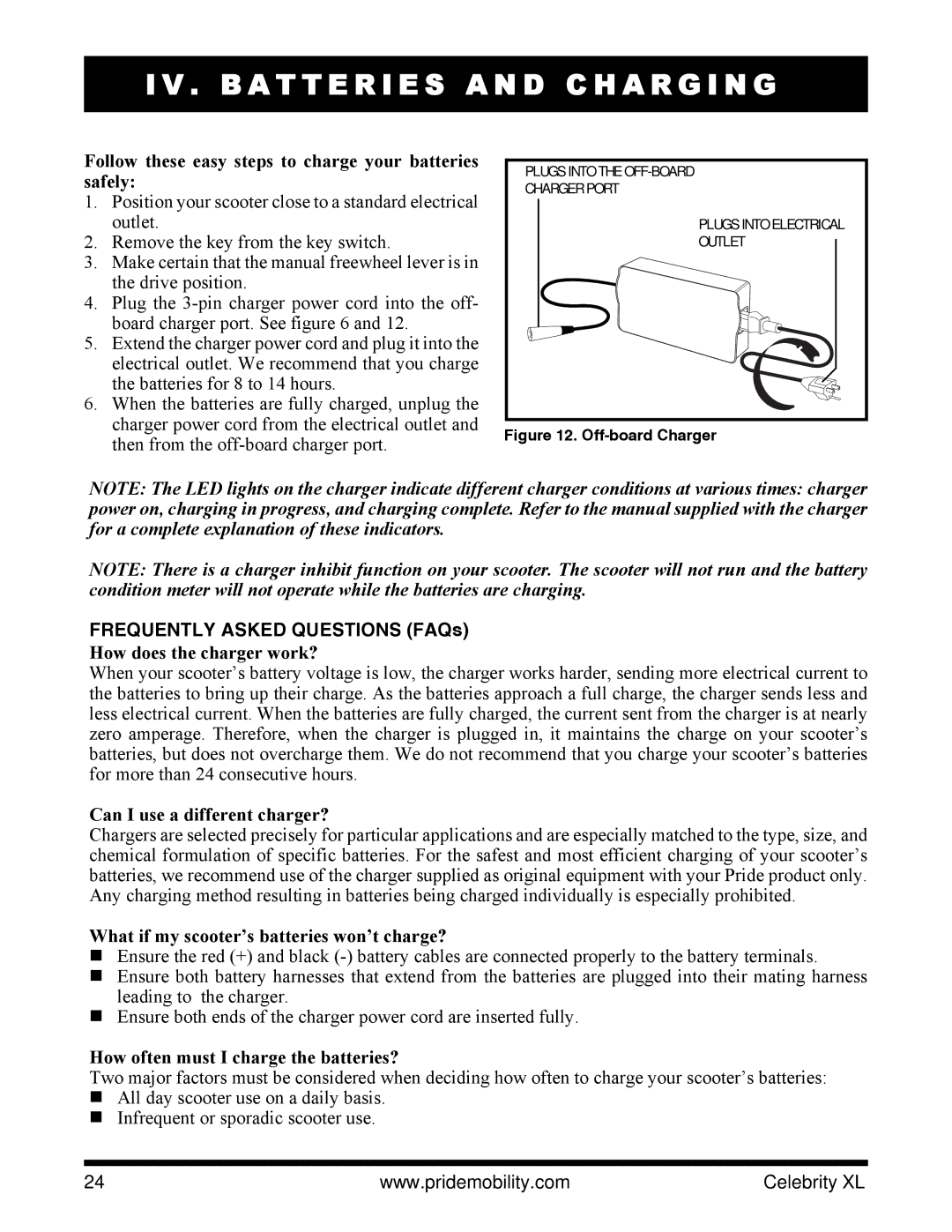 Pride Mobility INFMANU3267 manual Frequently Asked Questions FAQs 