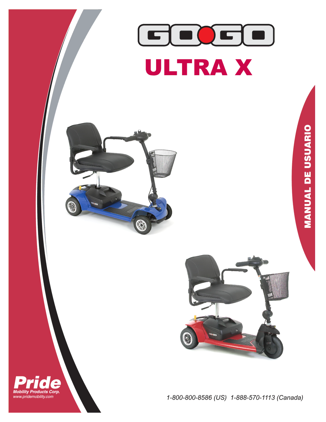 Pride Mobility INFMANU3769 manual Ultra 