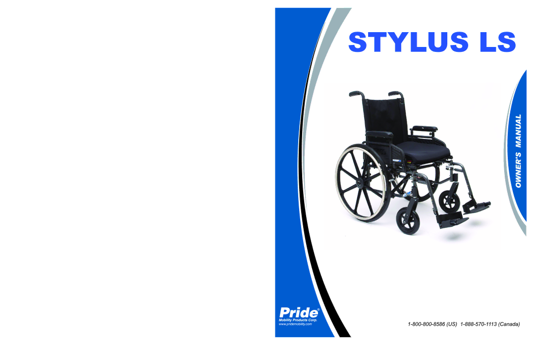 Pride Mobility INFMANU4093 manual Stylus LS 