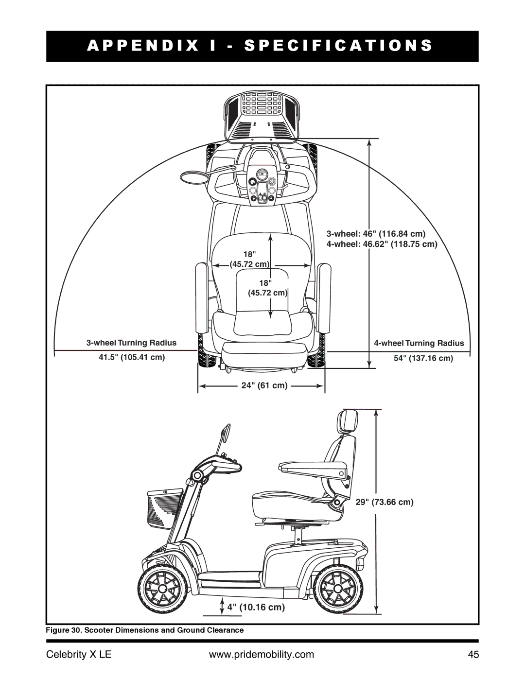 Pride Mobility INFMANU4440 manual 10.16 cm 