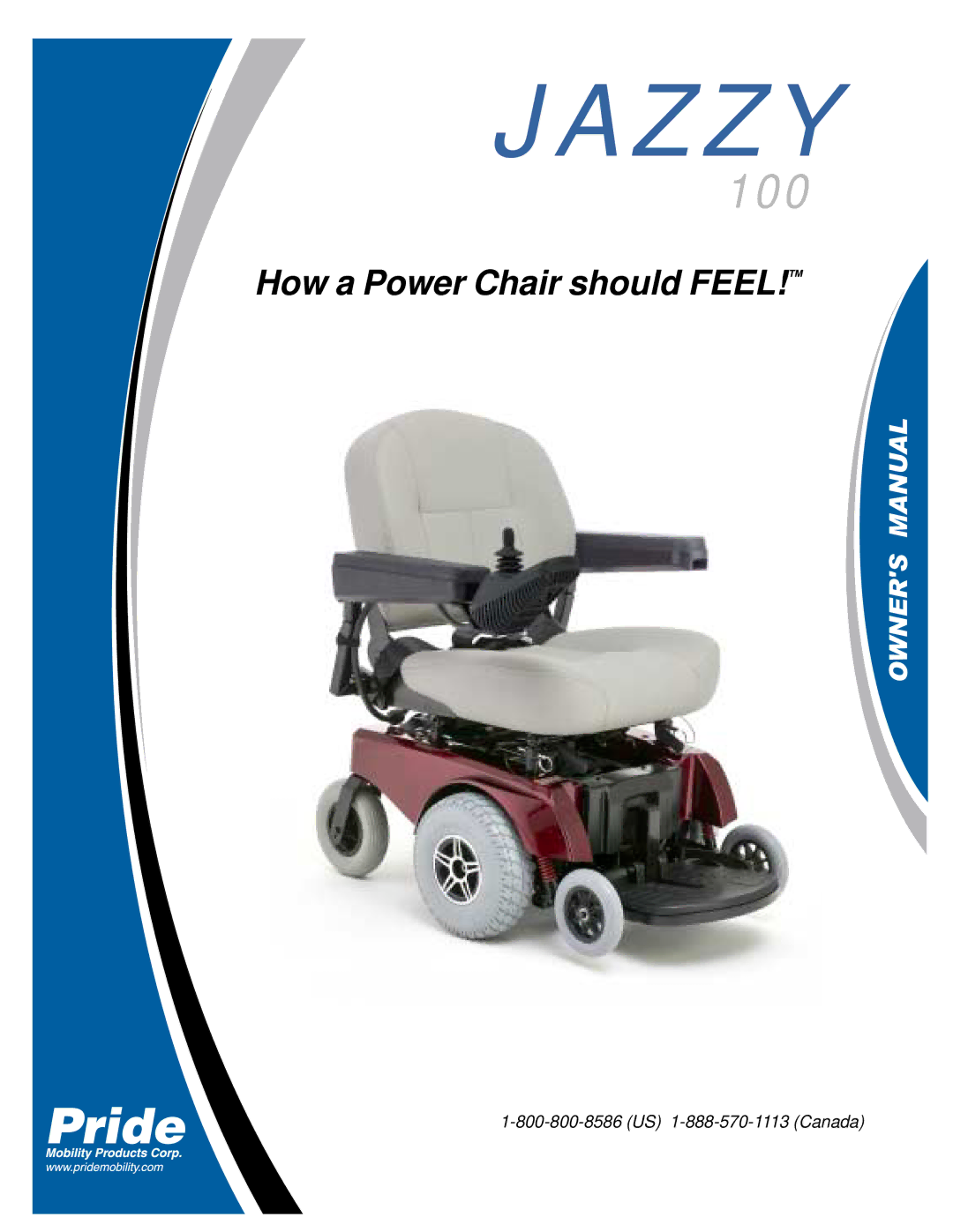 Pride Mobility Jazzy 100 manual 