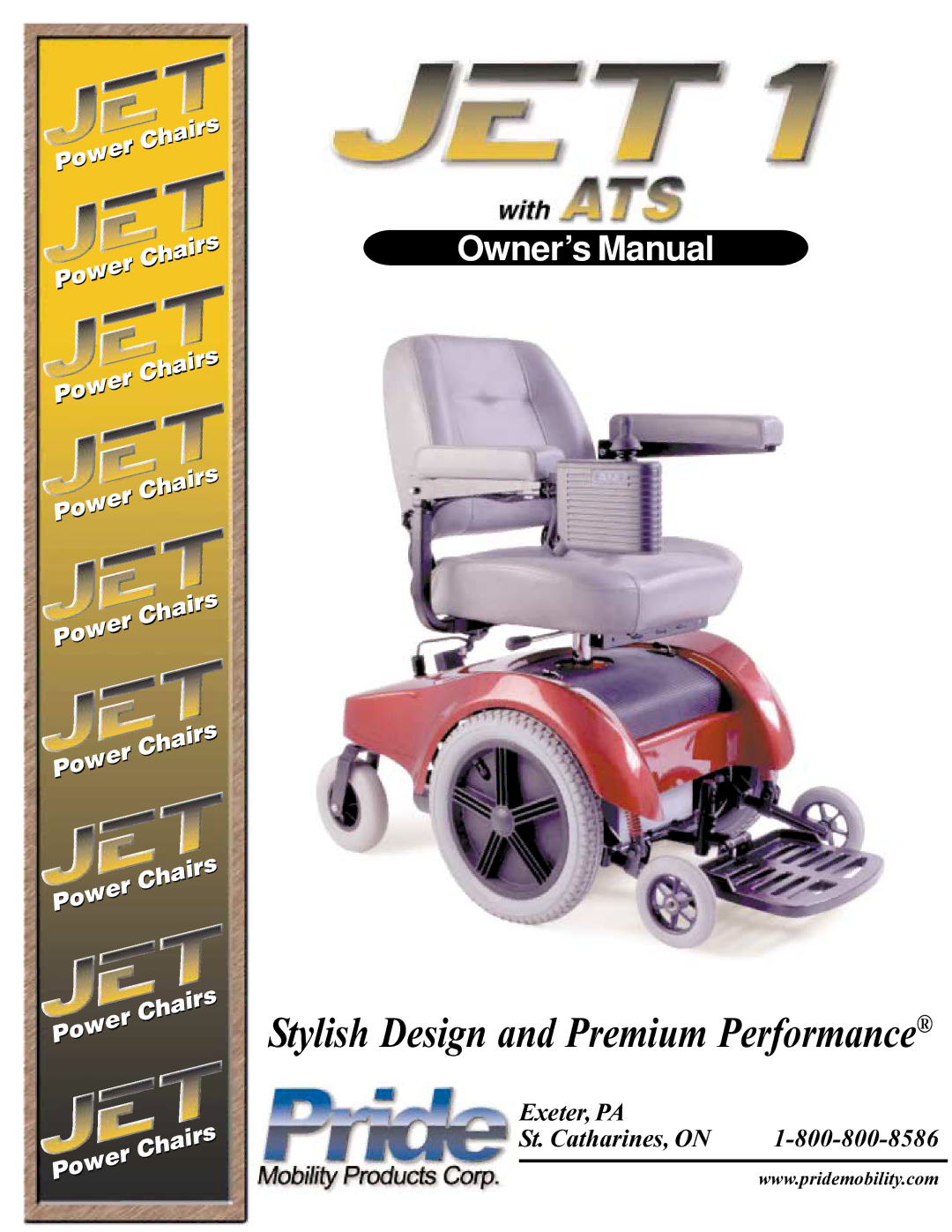 Pride Mobility Jet 1 owner manual Stylish Design and Premium Performance 