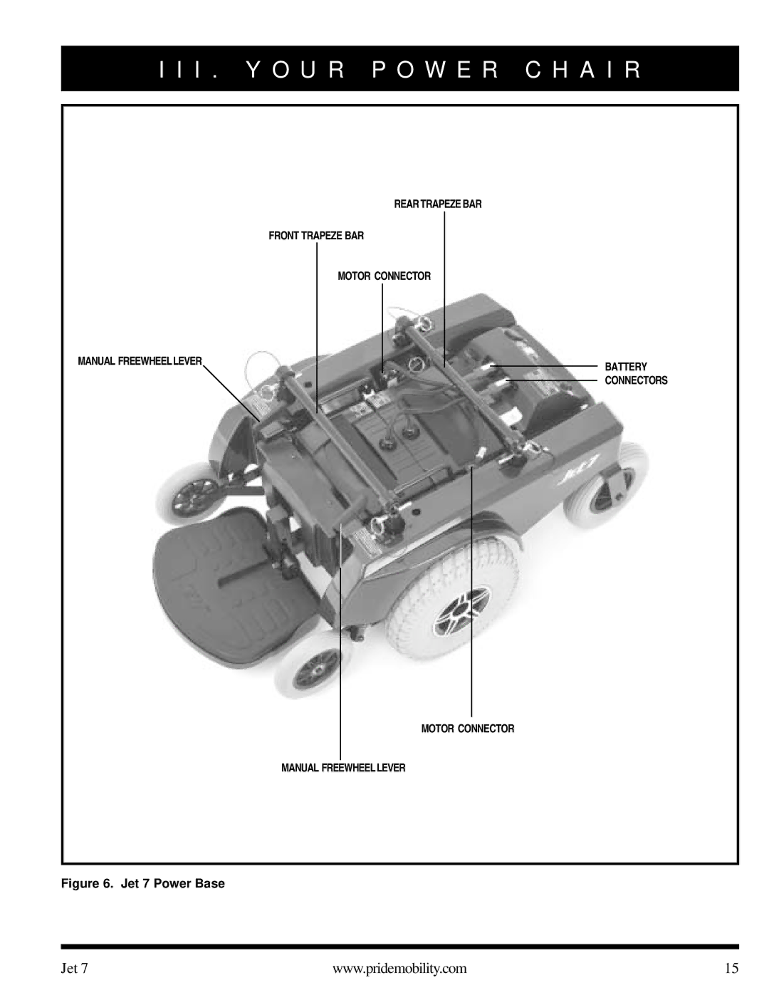 Pride Mobility owner manual Jet 7 Power Base 