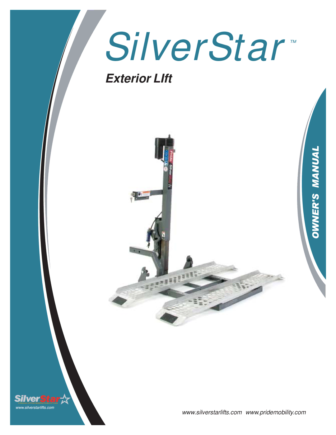 Pride Mobility Mobility Exterior LIft manual SilverStar 