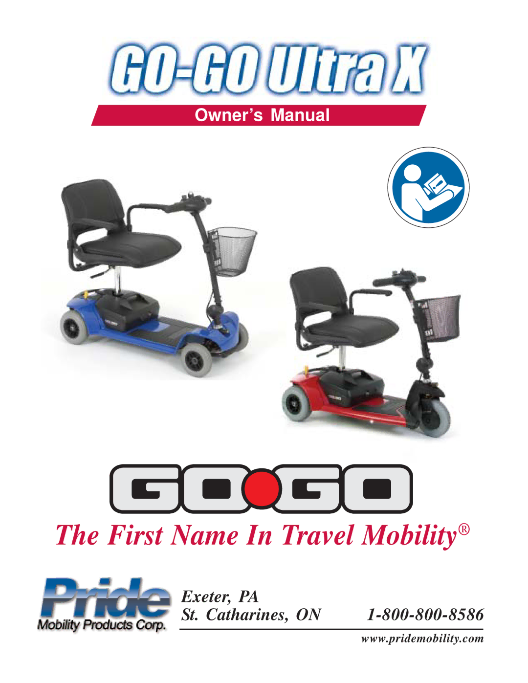 Pride Mobility SC40X owner manual First Name In Travel Mobility 