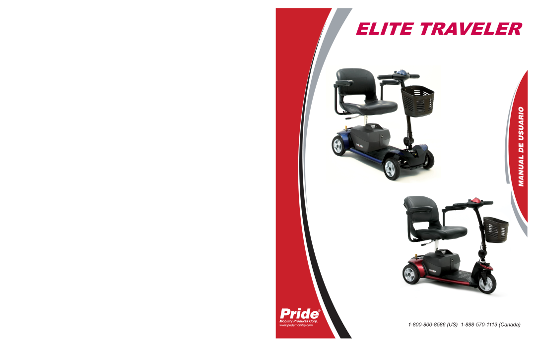 Pride Mobility SC40E, SC44E manual Elite Traveler 