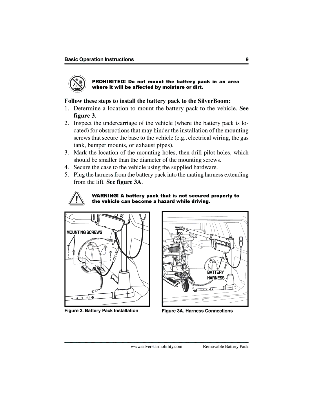 Pride Mobility SilverStar manual Harness Connections 