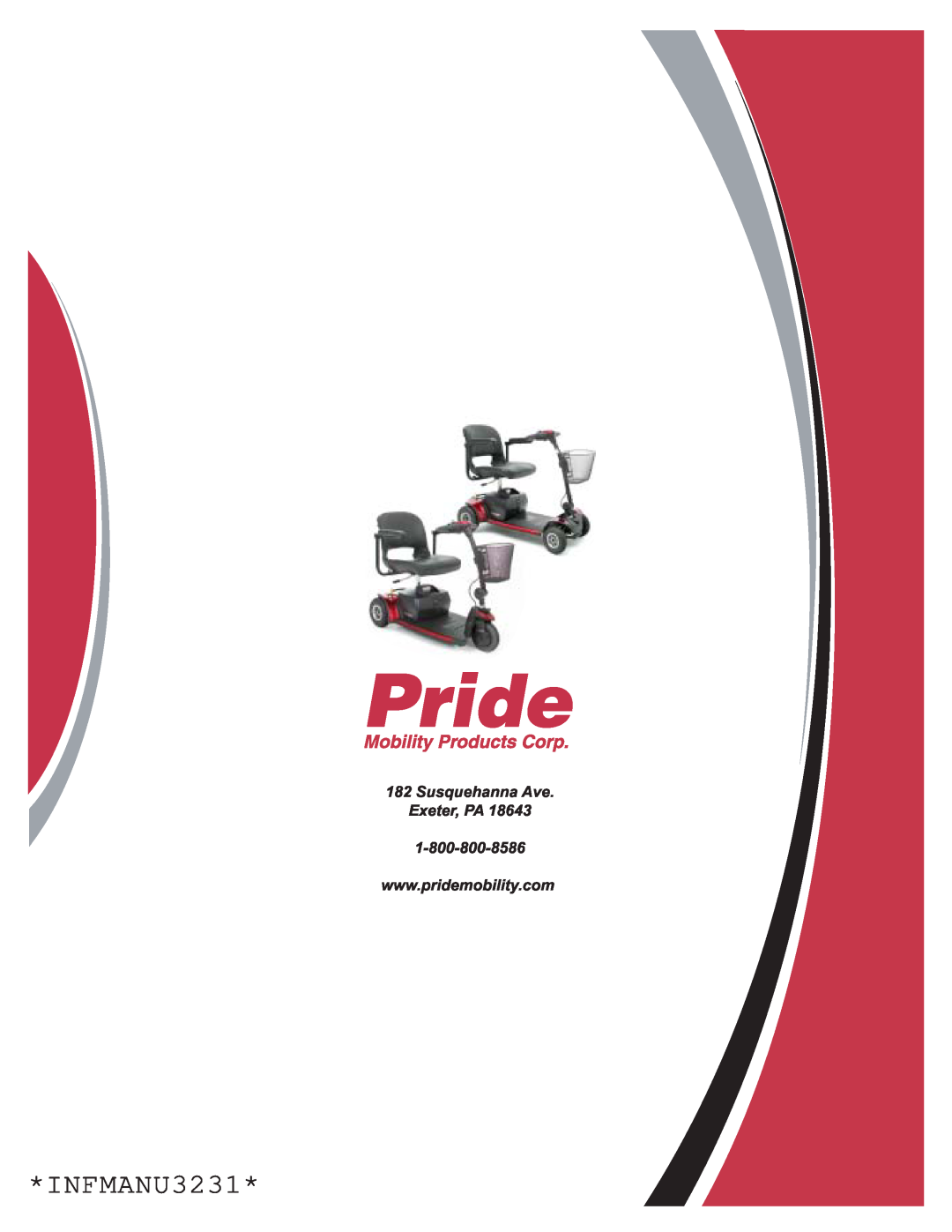 Pride Mobility Traveller Plus HD manual INFMANU3231 