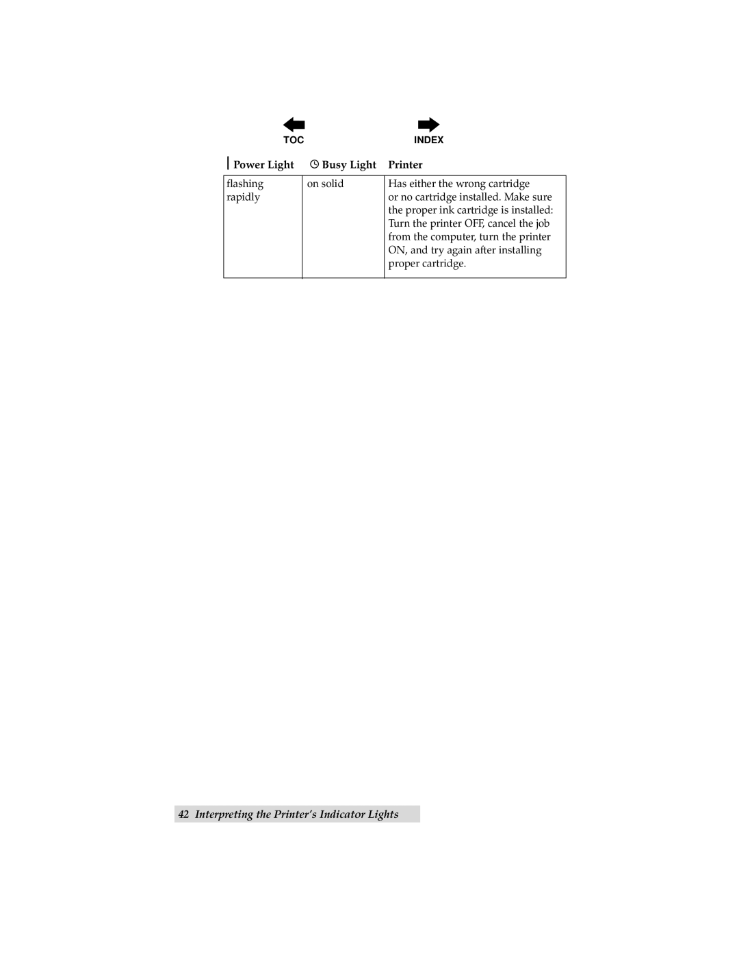 Primera Technology 000424-510171-(05) manual Interpreting the Printer’s Indicator Lights 