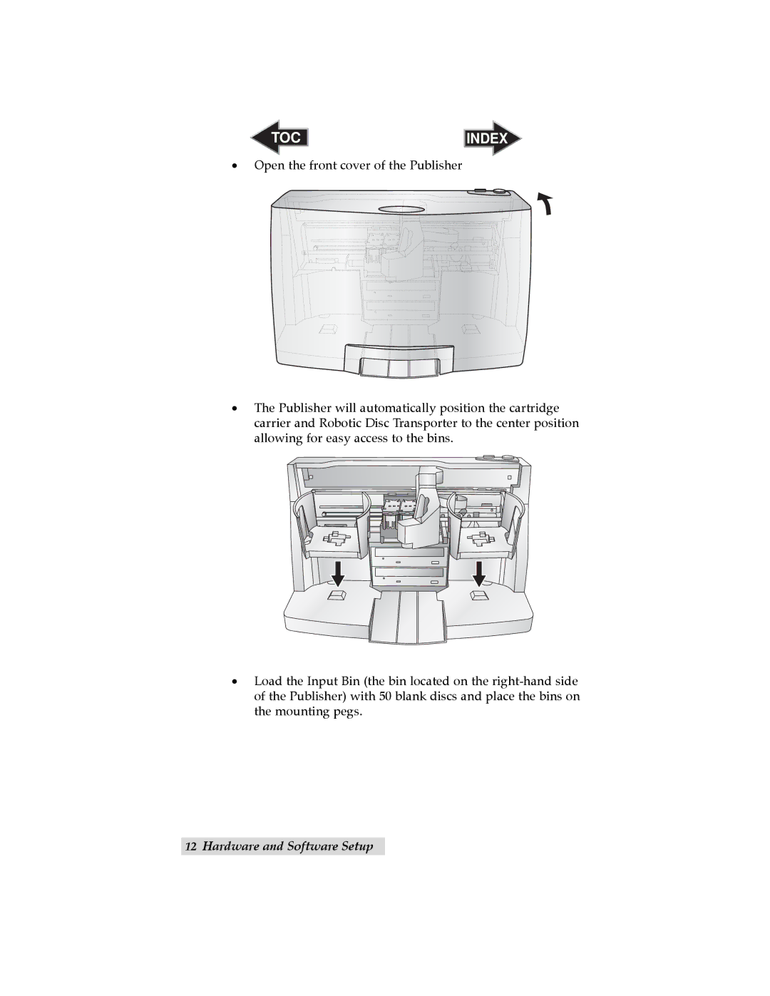 Primera Technology 032910-511262 user manual Toc 