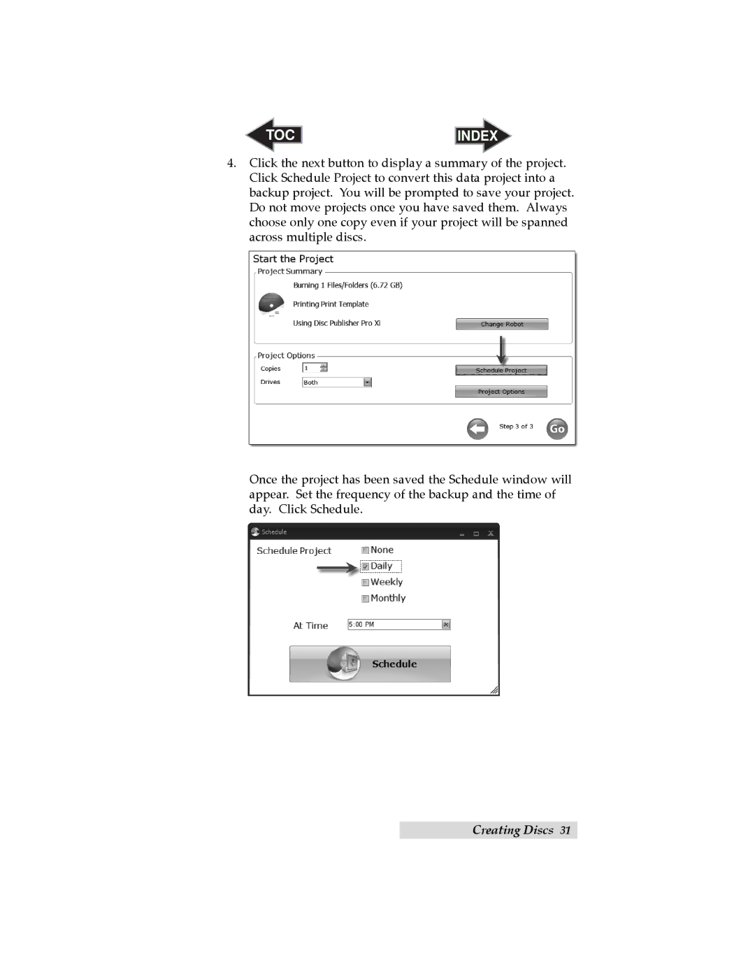 Primera Technology 032910-511262 user manual Toc 