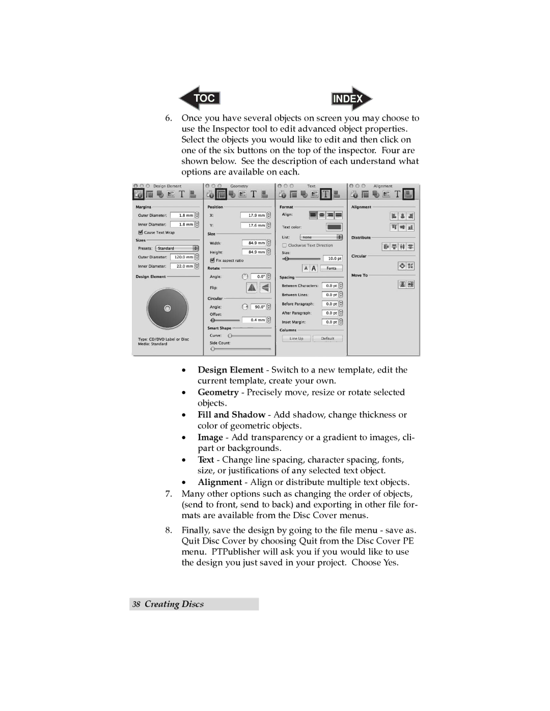 Primera Technology 032910-511262 user manual Toc 