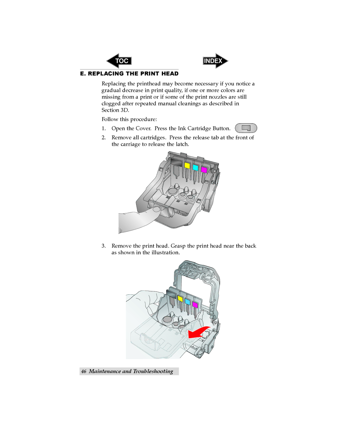 Primera Technology 091211-511276 user manual Replacing the Print Head 