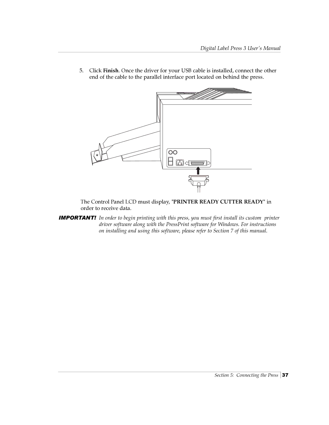 Primera Technology 510212 manual Digital Label Press 3 User’s Manual 