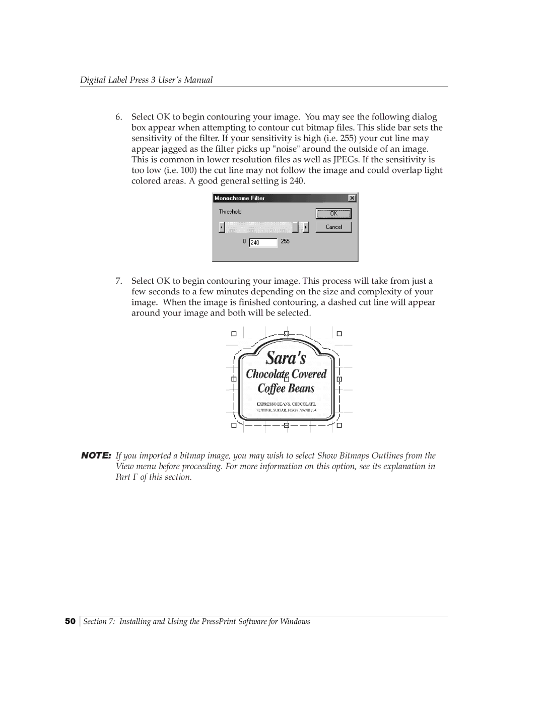 Primera Technology 510212 manual Digital Label Press 3 User’s Manual 