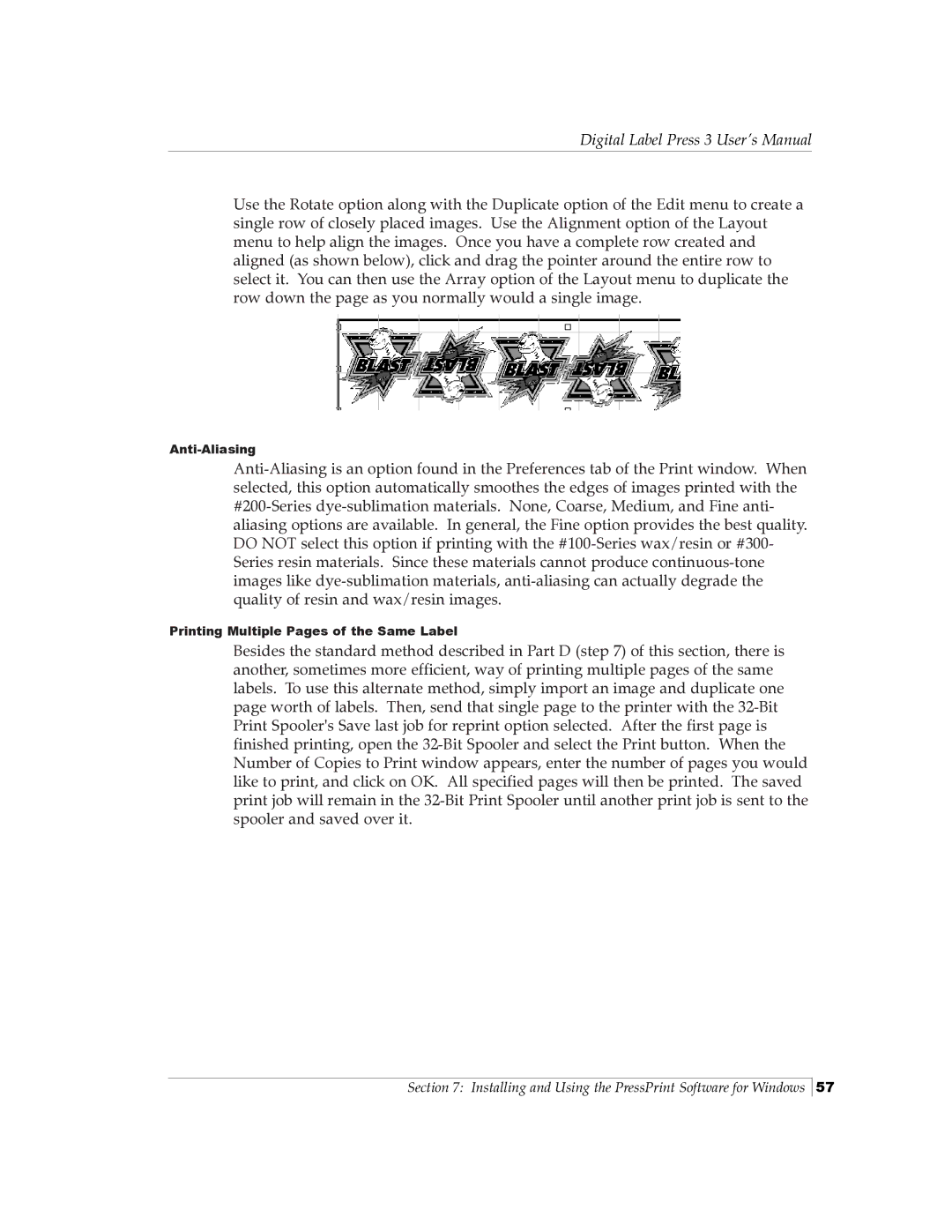 Primera Technology 510212 manual Anti-Aliasing 