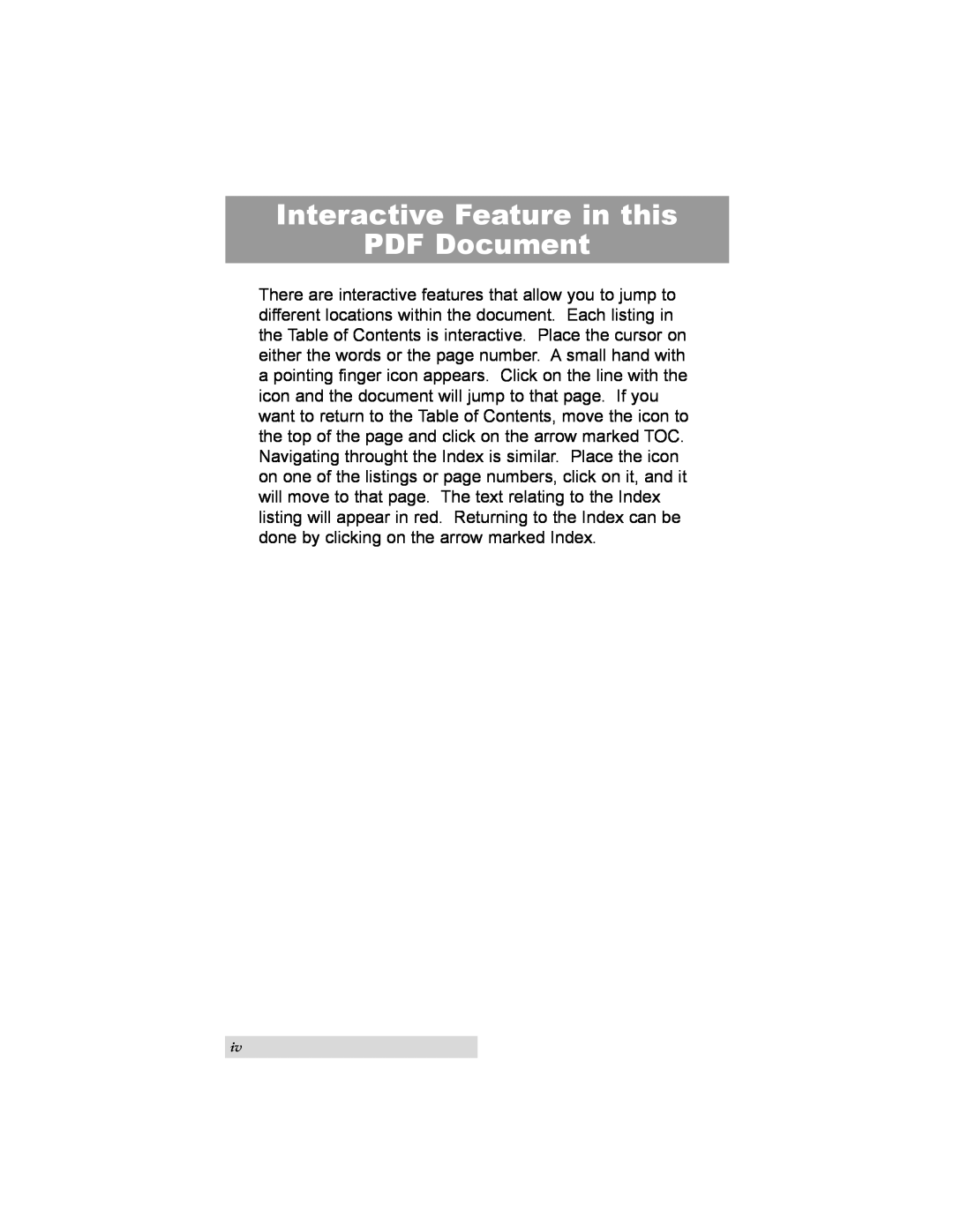 Primera Technology 6 user manual Interactive Feature in this PDF Document 