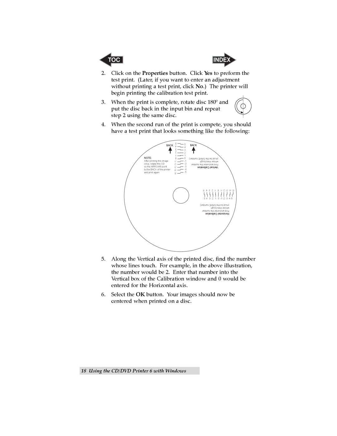 Primera Technology 6 user manual Back 