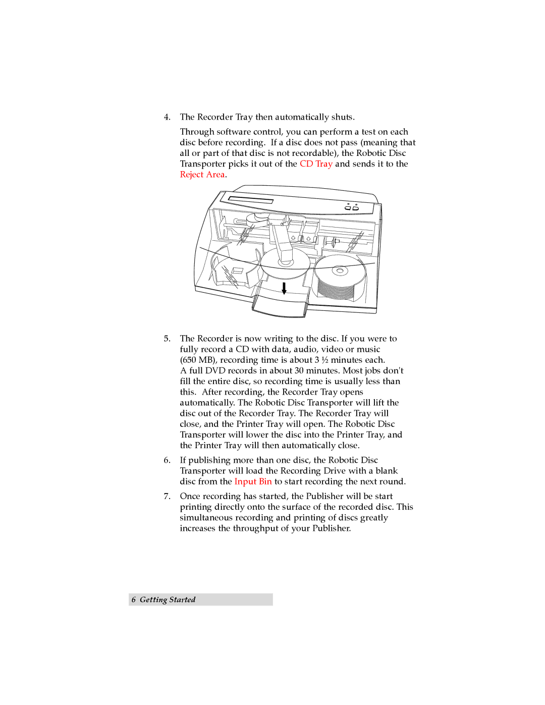 Primera Technology BravoTM user manual TOC Index 