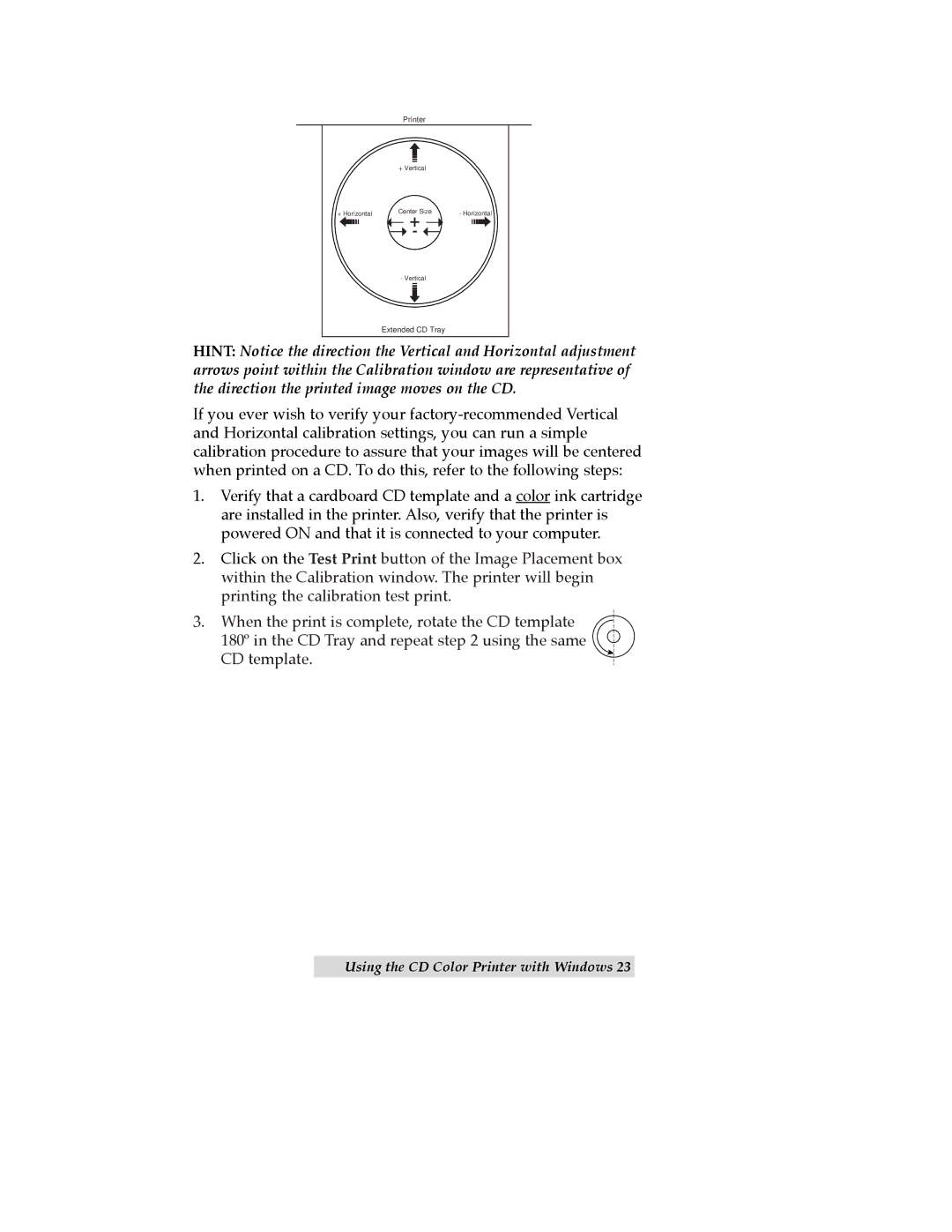 Primera Technology CD Color Printer II manual 