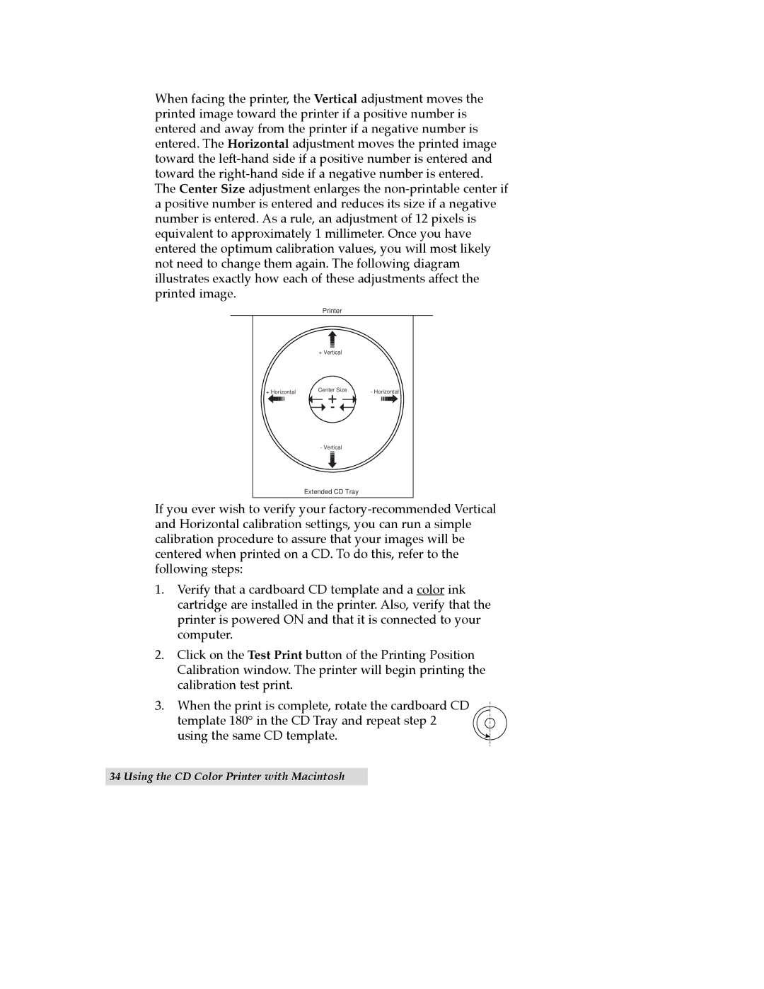 Primera Technology CD Color Printer II manual 