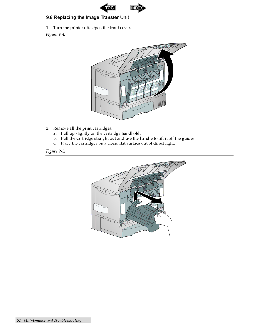 Primera Technology CX1200 specifications Replacing the Image Transfer Unit 