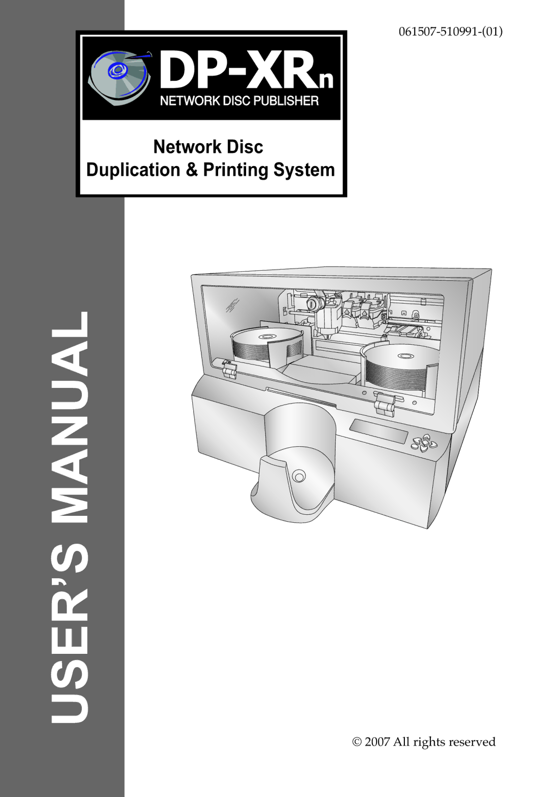 Primera Technology DP-XRn user manual USER’S Manual 