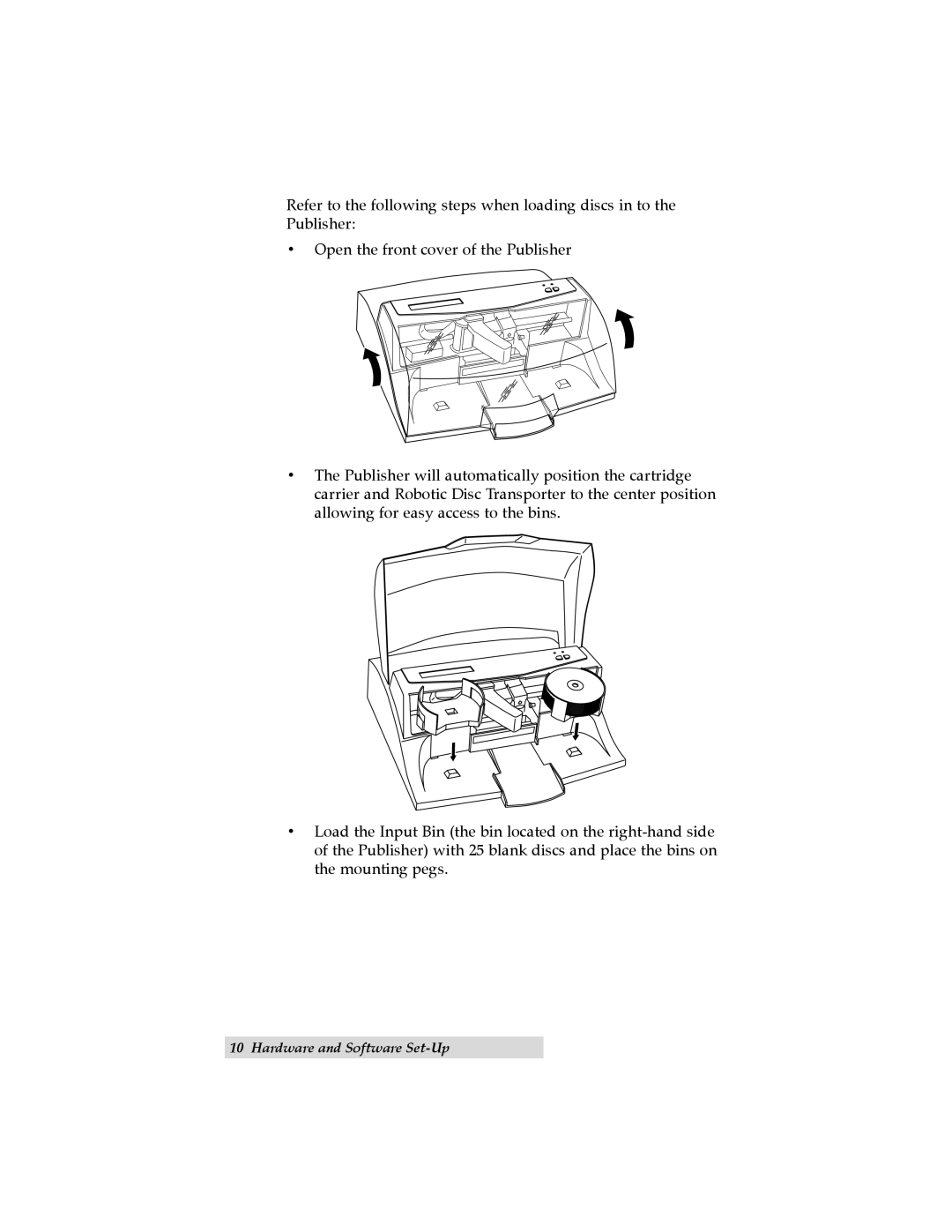 Primera Technology II user manual TOC Index 