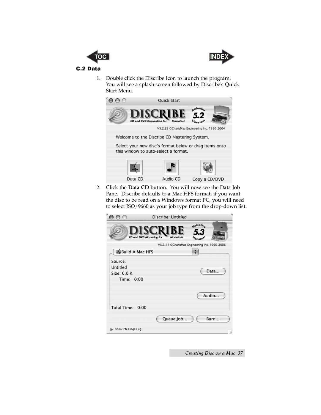 Primera Technology II user manual Data 