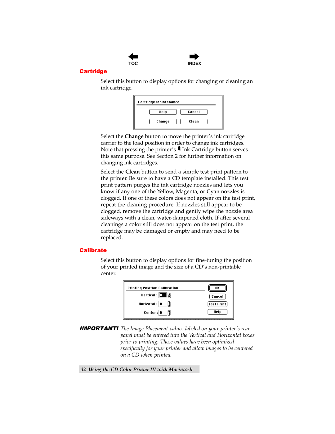 Primera Technology III manual Cartridge 